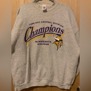 Minnesota Vikings 1998 Division Champions Crewneck